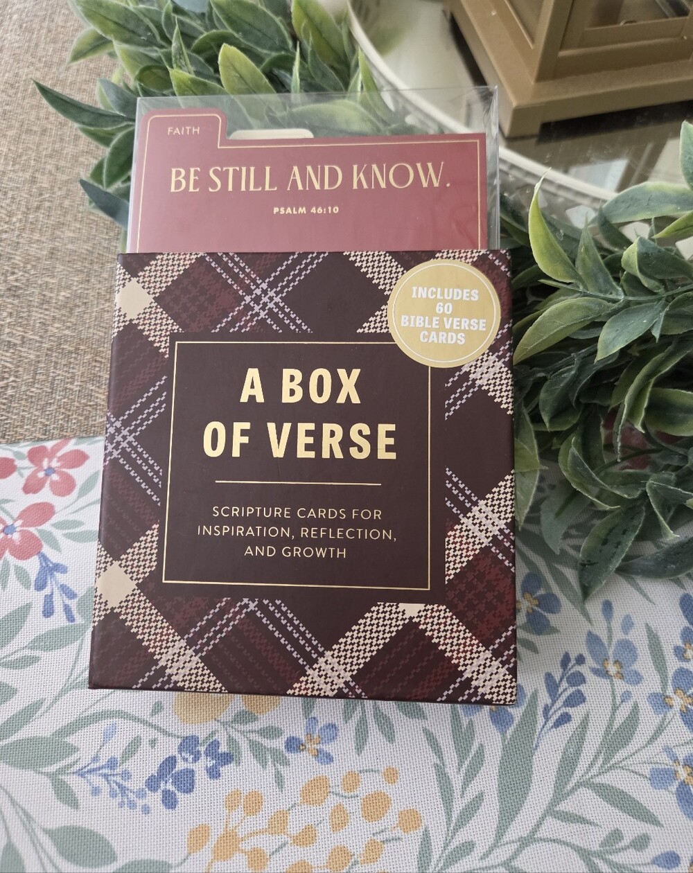 A Box of Verse Scripture Cards - Maroon